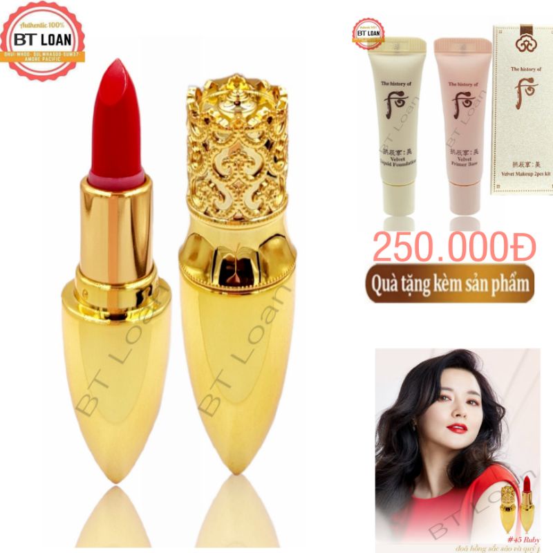 son lì Luxury hoàng cung whoo cao cao cấp