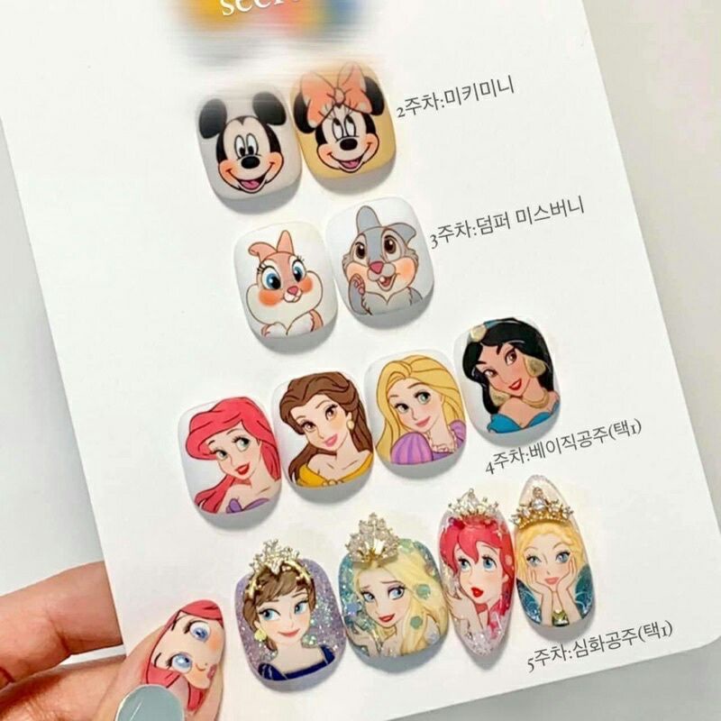 móng vỉ vẽ hoạt hình 240 móng