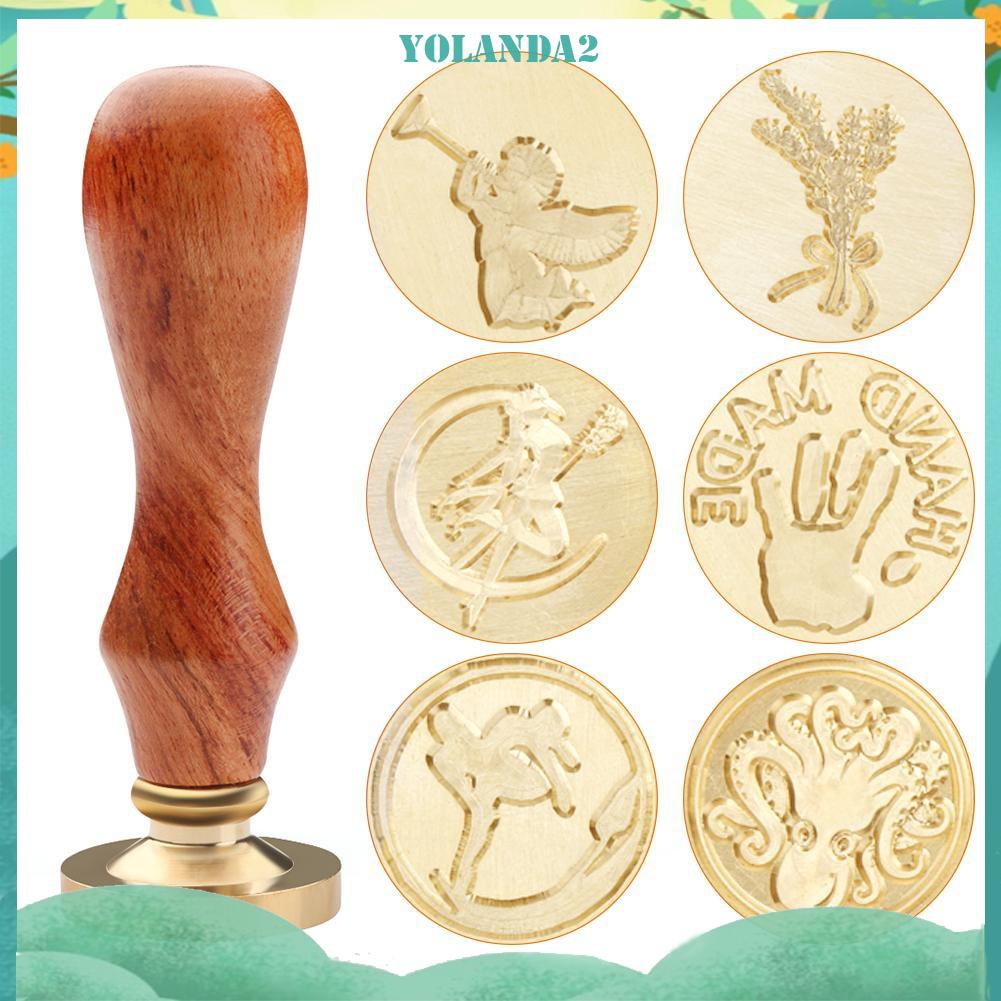 Con Dấu Gỗ Họa Tiết Cây Phong Cách Retro Độc Đáo