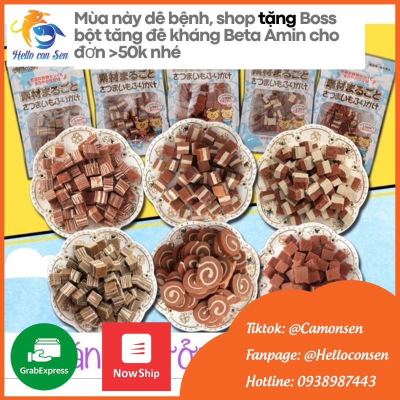 Ức gà cho mèo Bánh thưởng cho chó mèo 100g Pet Snack chó mèo Ức Gà Hấp Đóng Gói 40g