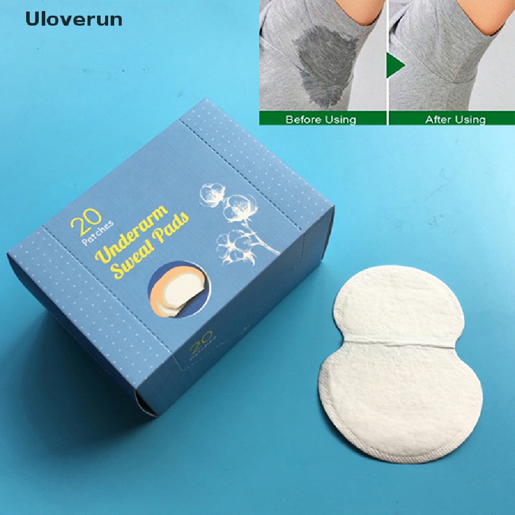 Set 40 Miếng Dán Thấm Hút Mồ Hôi Nách Có Thể Tái Sử Dụng Dành Cho Nữ