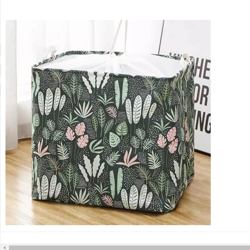 Giỏ đựng quần áo bằng vải chống thấm nước, túi đựng chăn màn siêu to đa năng có thể gấp gọn tiện dụng 100 lít