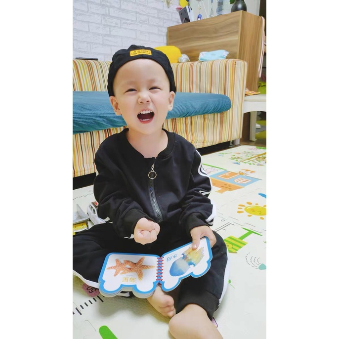 Mũ beret trẻ em, Mũ nồi mỏ vịt phong cách Anh quốc lịch lãm cho bé trai bé gái từ 1-3 tuổi có dây rút cực chất ML06