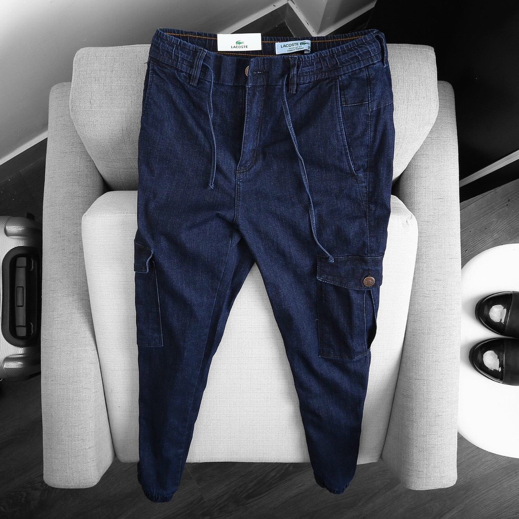 Quần jeans bò jogger túi hộp co dãn 4 chiều cao cấp