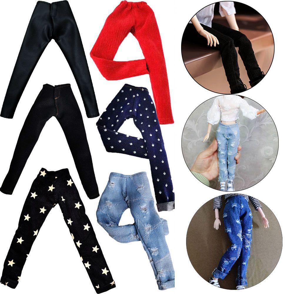 Quần Jeans Dài 11.5&quot; Đồ Chơi Búp Bê Da Tự Nhiên Nhiều Kiểu Dáng Thời Trang Cho Búp Bê BJD