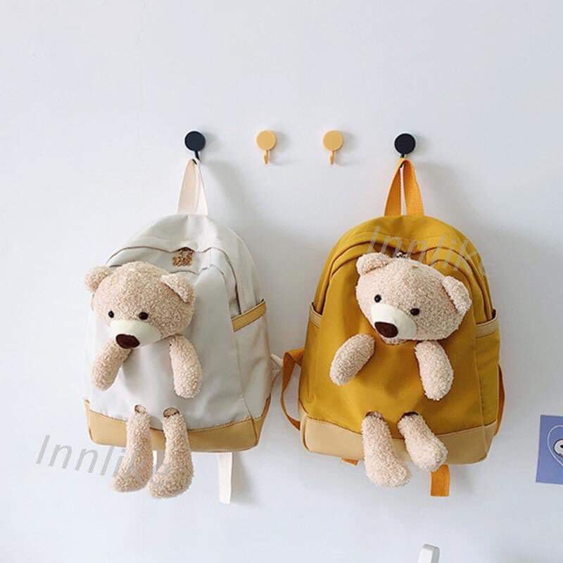 Ba lô gấu bông cho bé mầm non, tiểu học đi học, đi chơi, du lịch