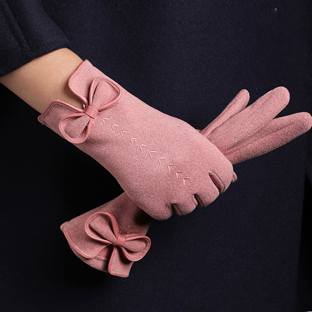 Đôi Găng Tay Cảm Ứng Ấm Áp Thời Trang Cho Nữ