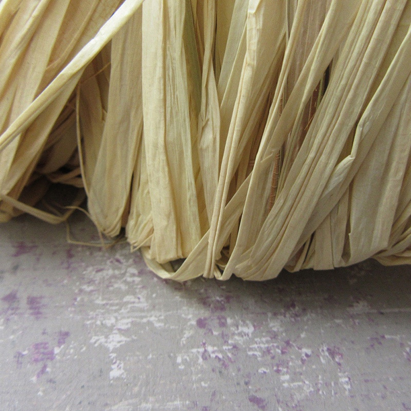 1 Bộ 50 bó cọ sợi raffia tự nhiên dùng làm đồ thủ công