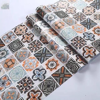 Decal gạch bông ,decal dán giả gạch bông sẵn keo