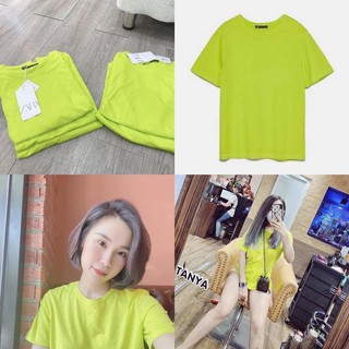 ÁO THUN TRƠN H-M CHUẨN XỊN MÀU NEON