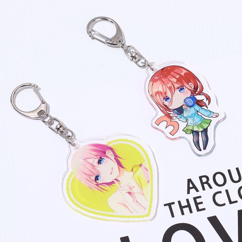 Móc Khóa Hình Nhân Vật Yotsuba Miku Ichika Nino