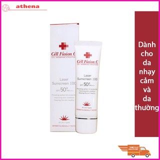 Kem chống nắng Cell Fusion C 50ml giúp bảo vệ da hoàn toàn trước tia tử ngoại với chỉ số chống nắng cực cao, an toàn