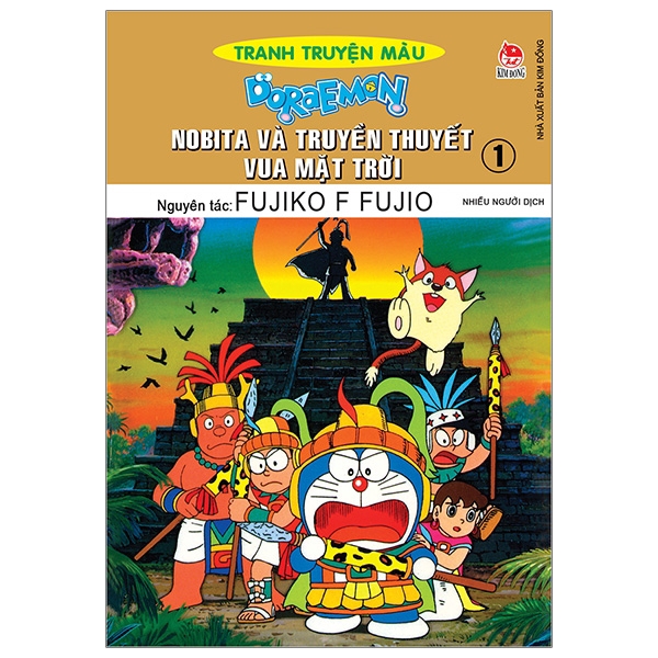 Sách - Doraemon Tranh Truyện Màu - Nobita Và Truyền Thuyết Vua Mặt Trời Tập 1