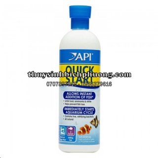 Api quick start 273ml - cung cấp vi sinh và khử độc cho hồ cá thủy sinh
