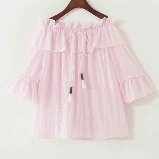 [ Order ] - Áo trễ vai tay lỡ