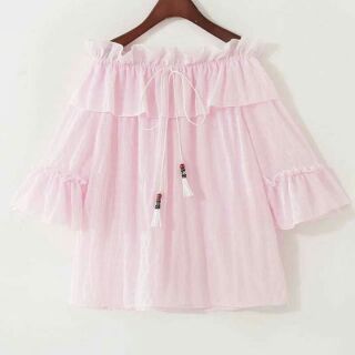 [ Order ] - Áo trễ vai tay lỡ
