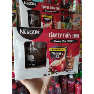 Cà Phê Nescafe 3in1 Rang xay hoà tan vị đậm đà hài hoà 20 gói x 17g [TẶNG LY THỦY TINH]