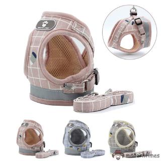 Áo vest mềm đáng yêu kèm dây dắt thú cưng đi dạo