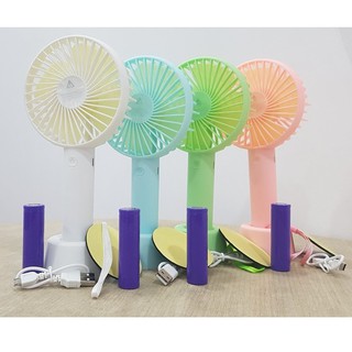 Quạt MiNi Tích Điện Cầm Tay Có Đế