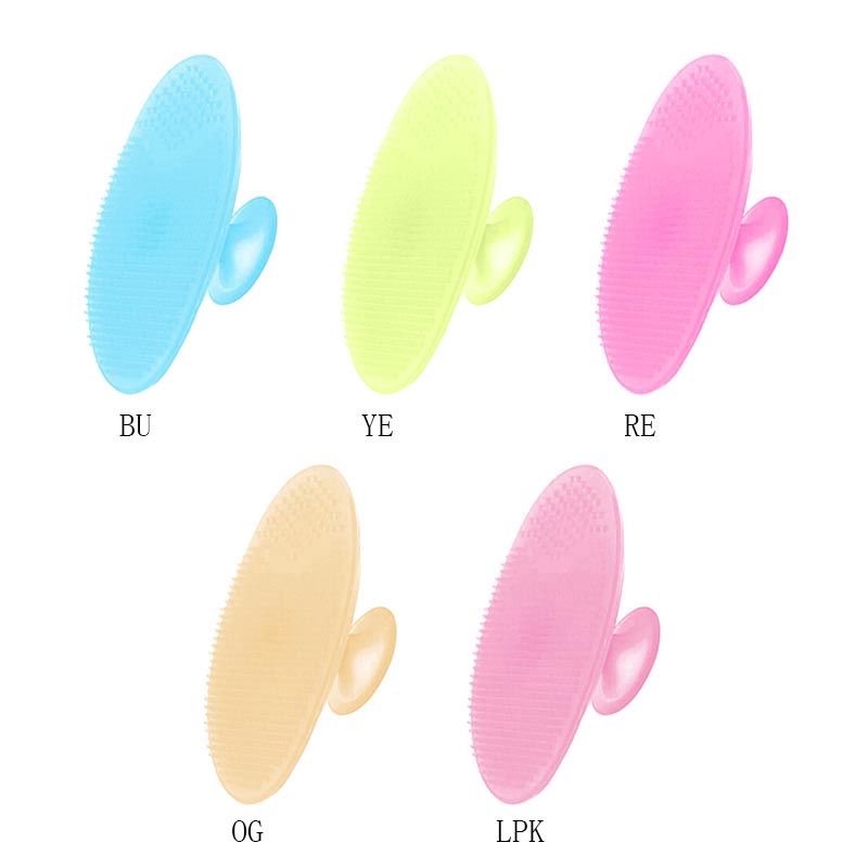Cọ silicone rửa mặt tẩy tế bào chết lẫn mụn đầu đen