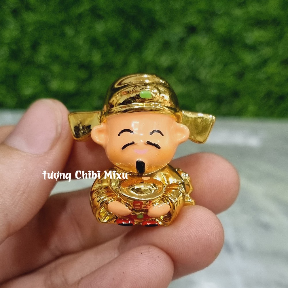 Thần Tài 3.5cm nước xi cao cấp