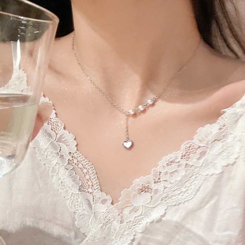 Vòng cổ Hình Trái Tim Đơn Giản Thời Trang Dành Cho Nữ