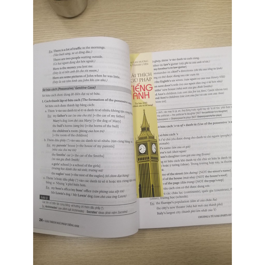 Sách Giải Thích Ngữ Pháp Tiếng Anh Tặng Kèm Bookmark