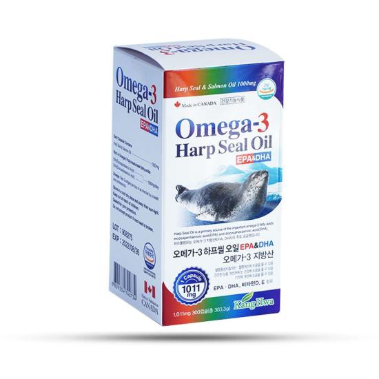 Tinh Dầu Omega 3 Harp Seal Oil 1000mg Tinh Dầu Hải Cẩu Hỗ Trợ Tim Mạch, Thần Kinh, Bổ Mắt 300 Viên