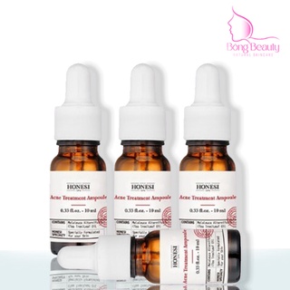 Sét Serum Giảm Mụn Nhanh Lành Tính Honesi Acne Treatment Ampoule (10ml x 5 Lọ) - Hàn Quốc