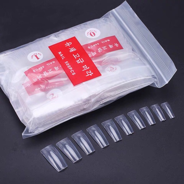 Móng nối giả hàn quốc bịch 500 cái