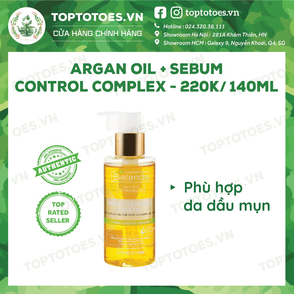 Dầu tẩy trang Bielenda Cleansing Oil 140ml làm sạch sâu, dễ nhũ hoá | BigBuy360 - bigbuy360.vn