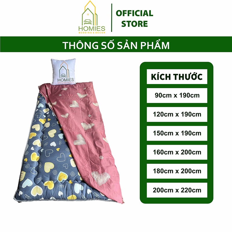 Vỏ Bọc Topper, Áo Bọc Nệm Topper 2 Mặt Có Khoá Kéo Vải Mềm Mát - Đủ Kích Thước