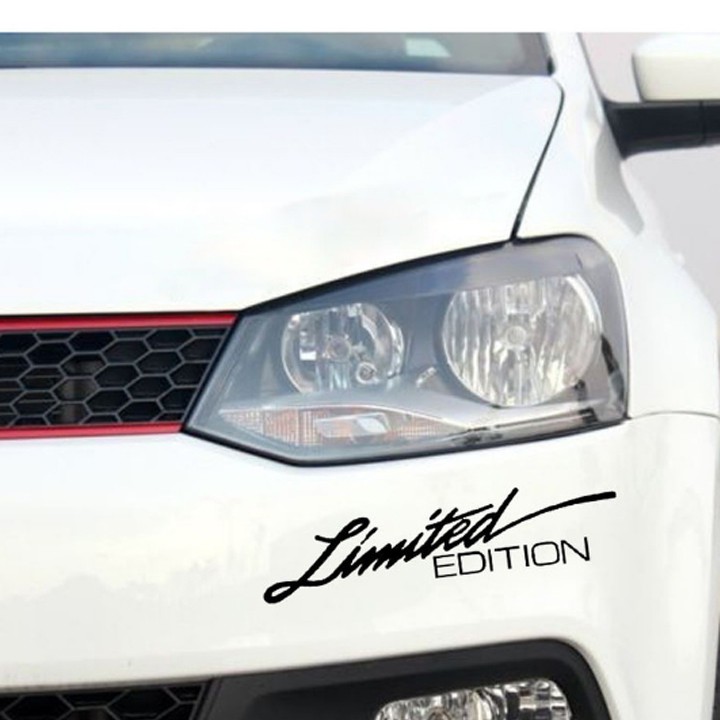Tem Dán Xe Ô Tô, Tem Dán Xe,Tem Decal Chữ Limited Edition Dán Trang Trí Xe