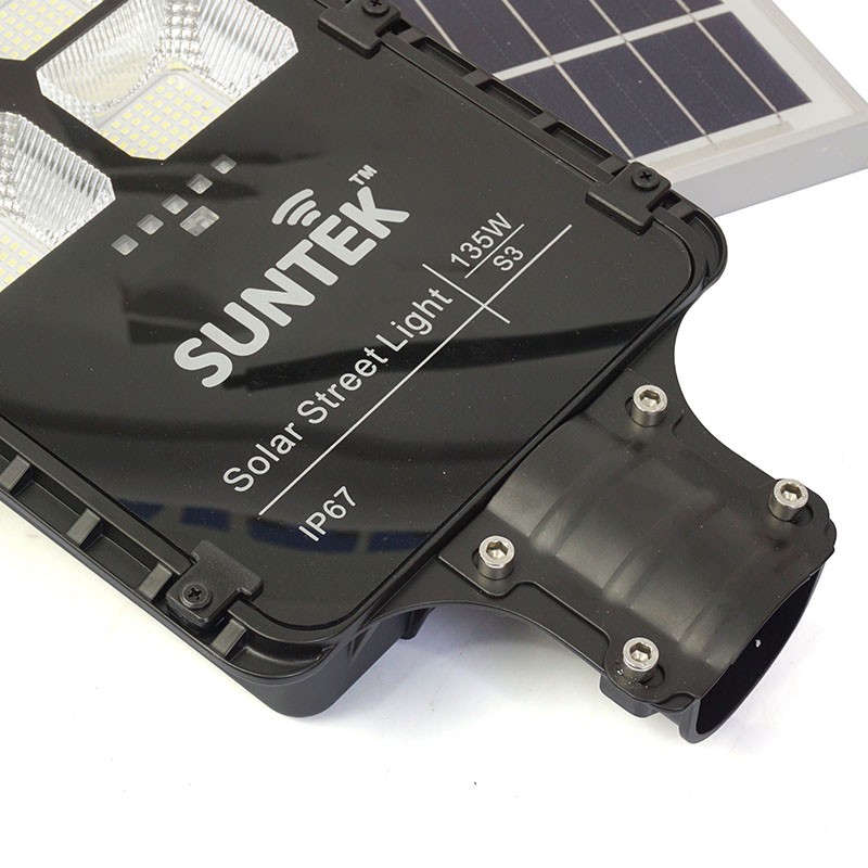 Đèn Đường Năng Lượng Mặt Trời SUNTEK LED Solar Street Light S3 135W - Hàng Chính Hãng - Bảo hành 3 năm 1 đổi 1