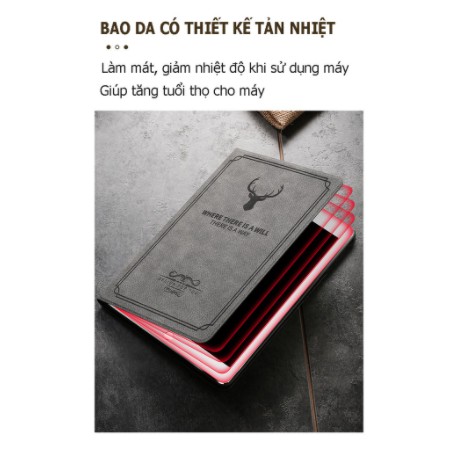 Bao da Huawei Dtab D-01J - M3 8.4 inch cao cấp | Họa tiết Deer | Tặng kèm bút cảm ứng và que chọc sim | BigBuy360 - bigbuy360.vn