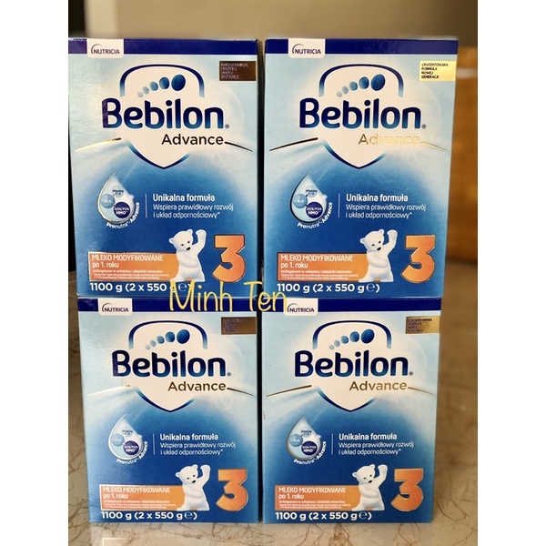 Sữa Bebilon nội địa Ba Lan số 1,2,3,4 1100gr