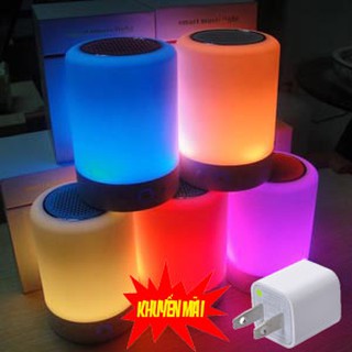 Loa Bluetooth Smart Music Light- kiêm đèn ngủ, tặng kèm củ sạc.