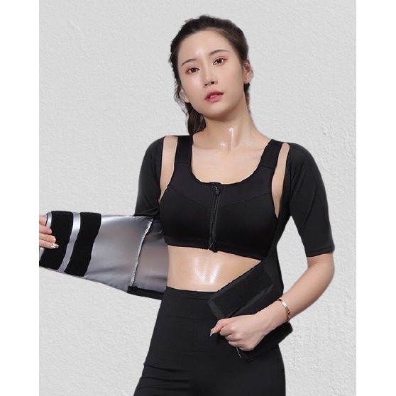 Áo Giữ Nhiệt Đổ Mồ Hôi Giảm Mỡ Bụng Mỡ Cánh Tay Hiệu Quả