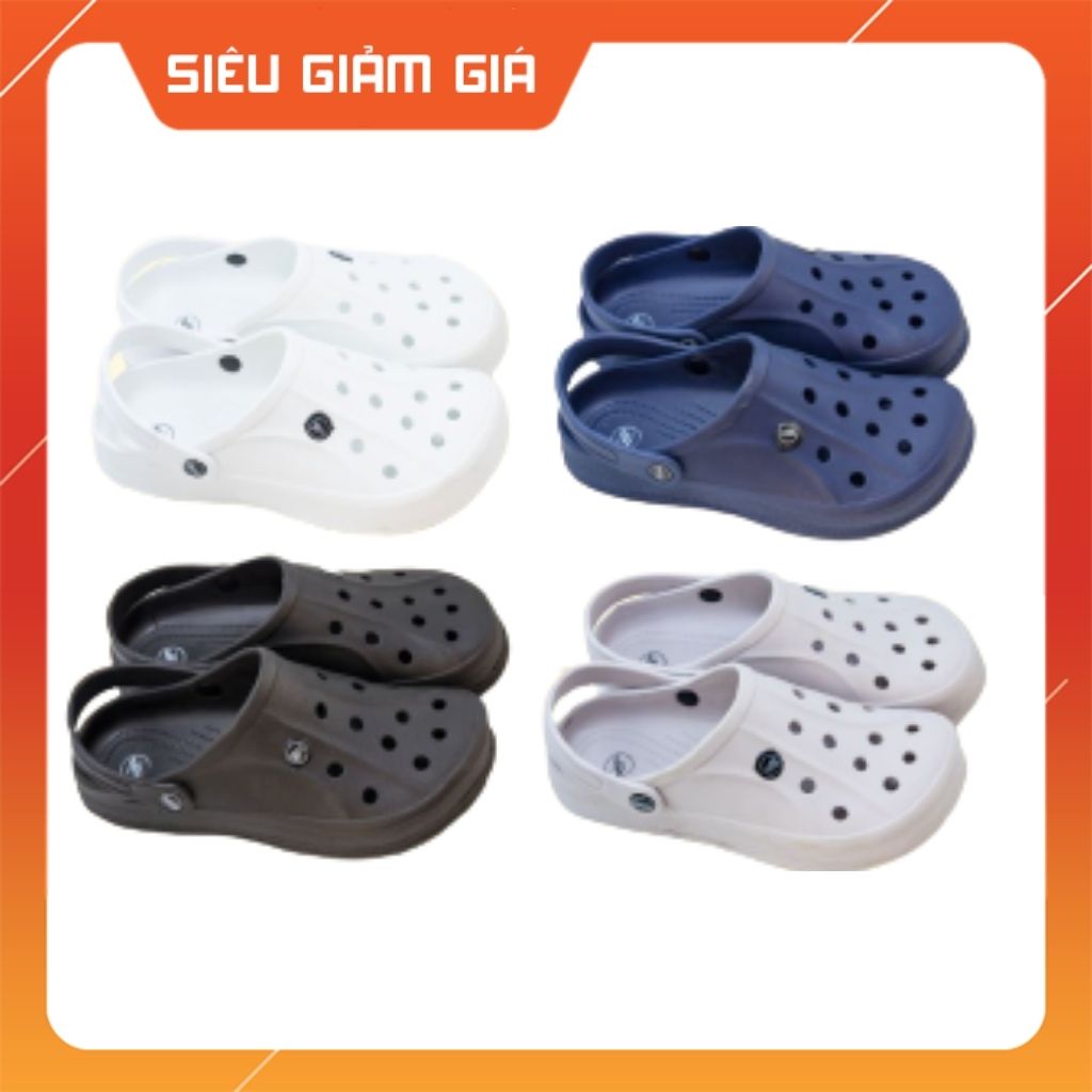 Dép Cross Nam duwa DH 82-1, dép sục bít đầu, có quai hậu, nhiều màu sắc, siêu nhẹ, thông hơi chuyên đi mưa.