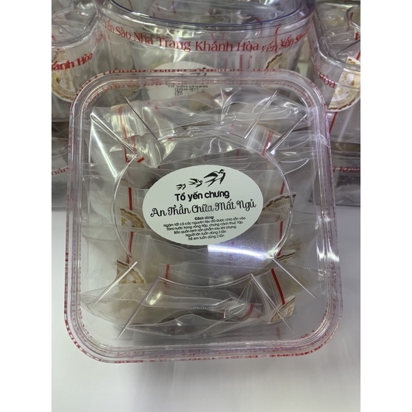 set tổ yến an thần mất ngủ- tổ yến chưng hạt sen,kỷ tử,táo đen,hạt chia,nhãn nhục[ tặng hủ thuỷ tinh]