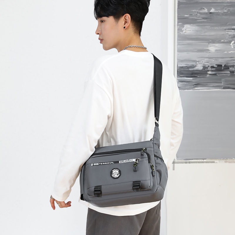 Túi Đeo Chéo Nhiều Ngăn Dung Tích Lớn 2022 Phong Cách Doanh Nhân Cho Nam