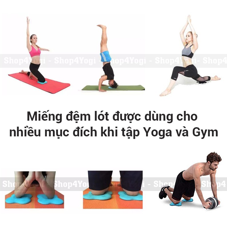 Miếng Đệm Lót Giảm Đau Khi Tập Yoga (Hàng Loại 1) | Miếng Yoga Pad Chất Liệu PU, Dày 2cm