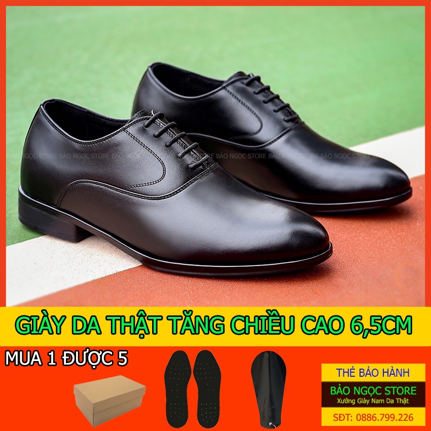 - Da Bò 100% - Đế Cao Su Mềm Chắc Chắn