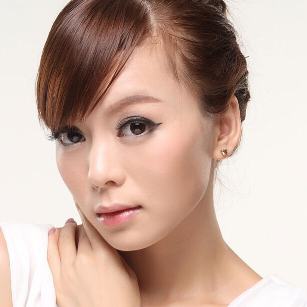 Hoa tai hợp kim hình trái tim xinh xắn nhỏ nhắn