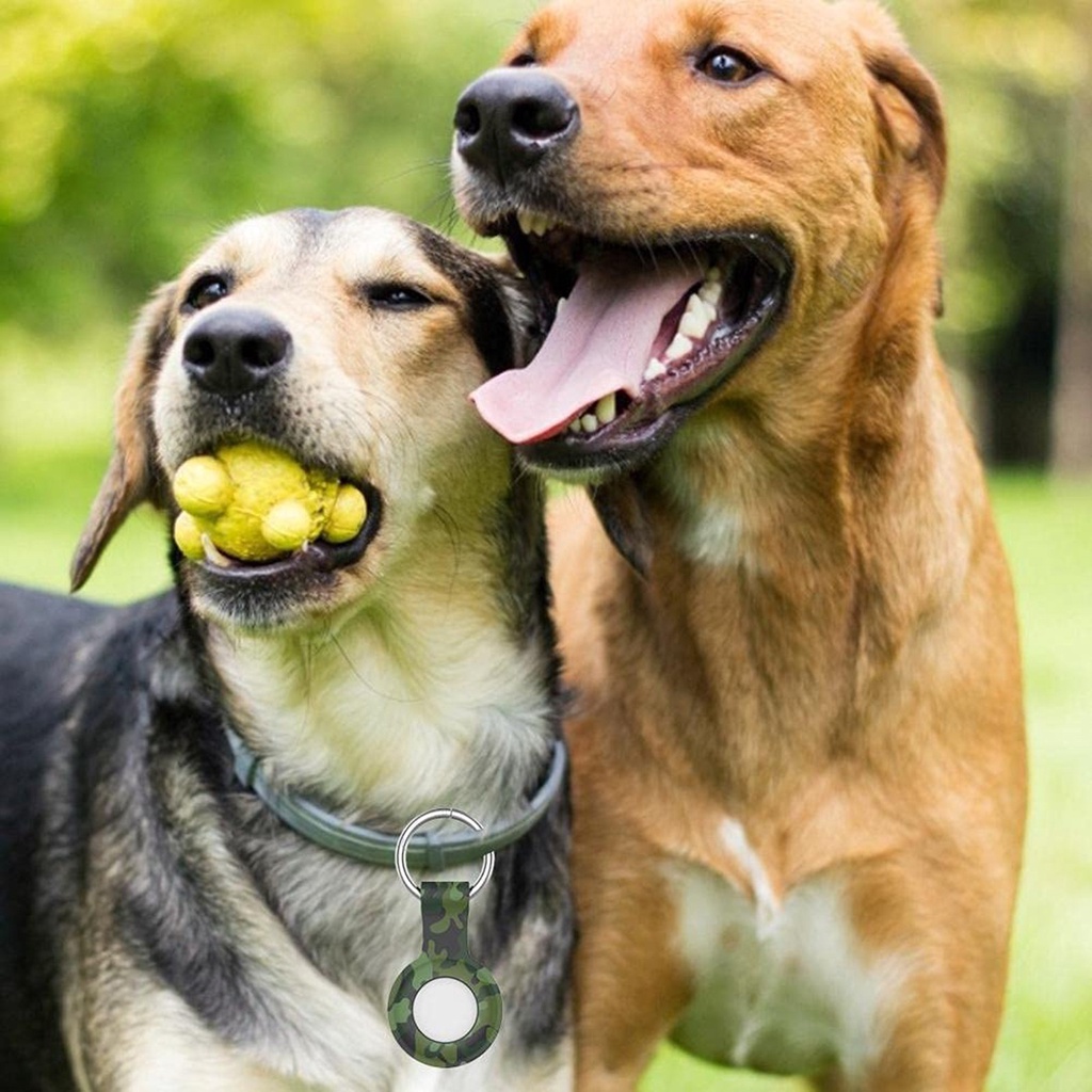 ^ Applewish * -lost for airtags camouflage cover silicone protective sleeve device case ipad / tablet case