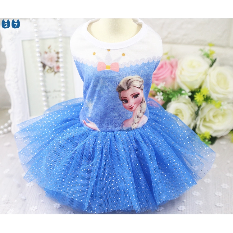 Đầm Công Chúa Thiết Kế Dễ Thương Dành Cho Thú Cưng
