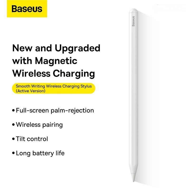 Bút cảm ứng Baseus Pencil 2 cho Máy tính bảng Pro 11 , 12.9 inch M1 , Air 4 , Air 5 . Hút nam châm sạc không dây