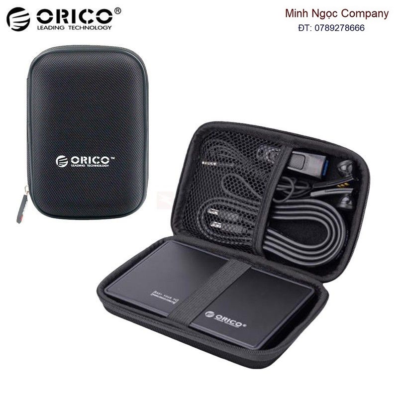 Túi chống sốc Orico PHD-25 bảo vệ ổ cứng 2.5 inch SSD/HDD, phụ kiện - Hàng Chính Hãng