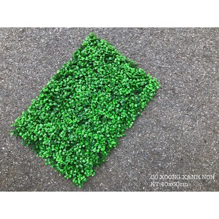 [Hàng Loại 1 Lá Dày] Thảm cỏ cải xoong nhân tạo trang trí sự kiện nhà cửa kích thước 60 x 40 cm