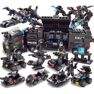 5020 QunFei Bộ Lego lắp ráp Xe cảnh sát đặc nhiệm Mỹ – Lego Police S.W.A.T – Đồ chơi xếp hình trí tuệ